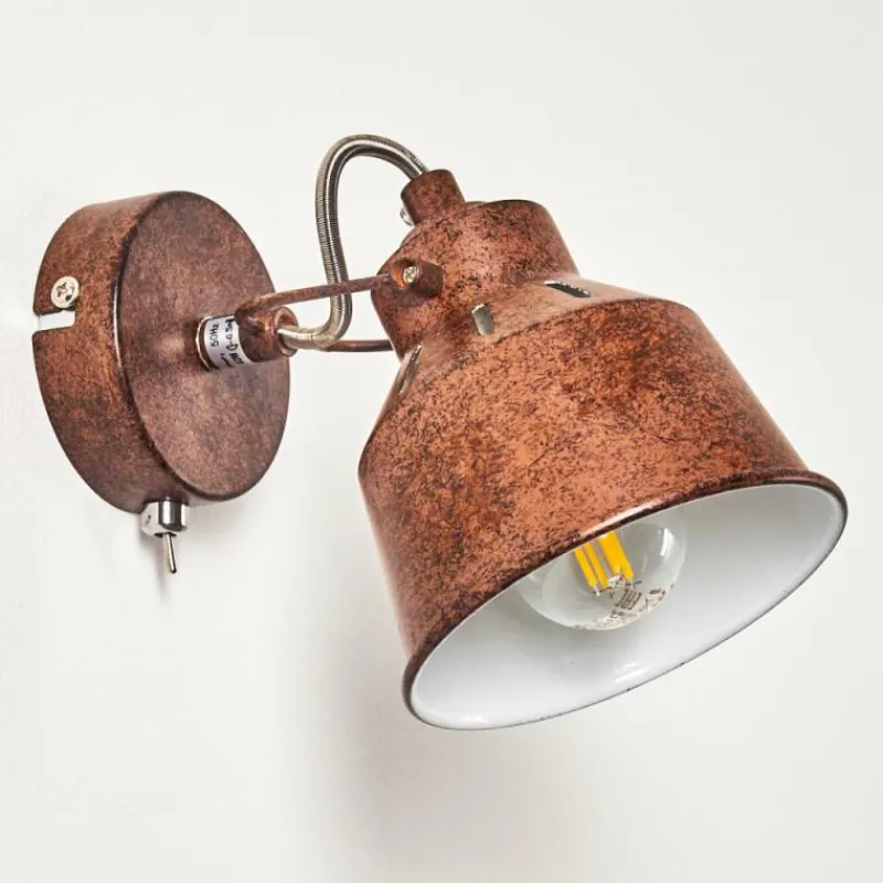 Lampes Industrielles-hofstein Applique murale Safari Rouille, 1 lumière