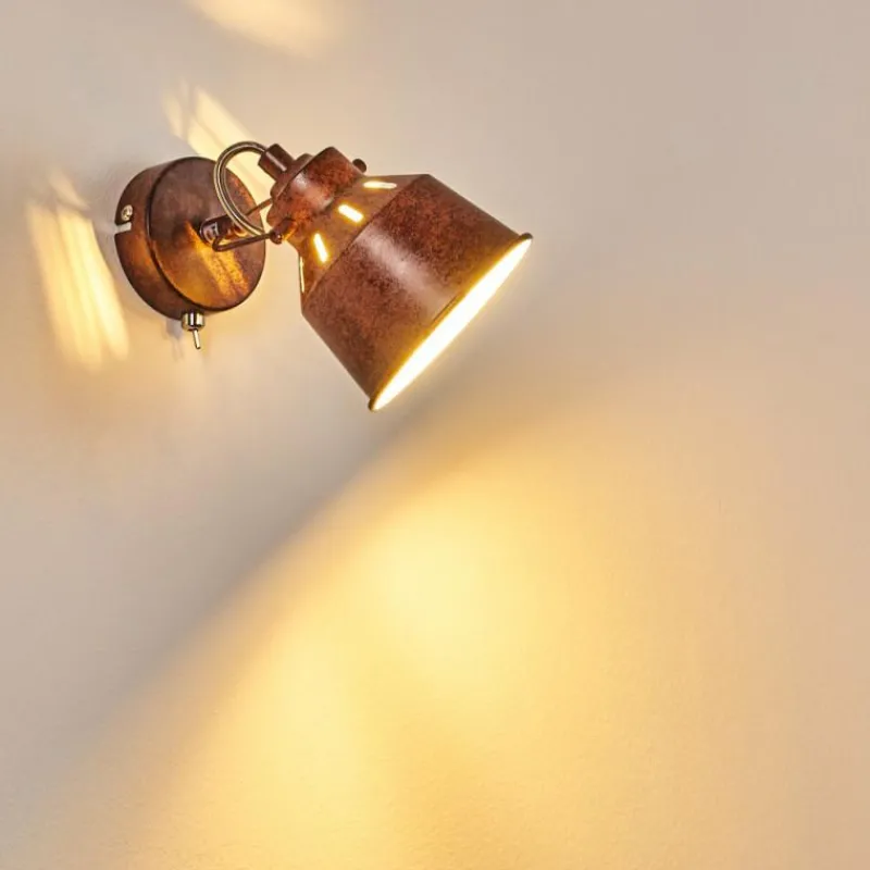Lampes Industrielles-hofstein Applique murale Safari Rouille, 1 lumière