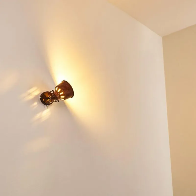 Lampes Industrielles-hofstein Applique murale Safari Rouille, 1 lumière