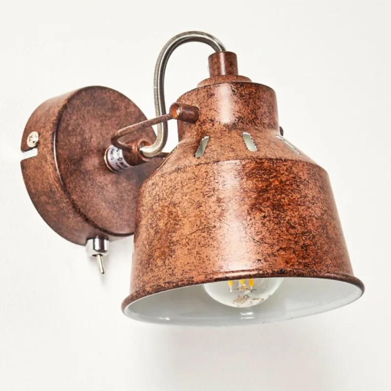 Lampes Industrielles-hofstein Applique murale Safari Rouille, 1 lumière