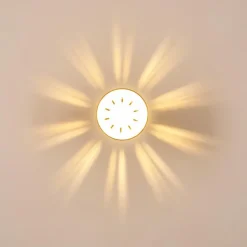 Lampes Industrielles-hofstein Applique murale Safari Rouille, 1 lumière