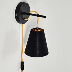 hofstein Applique murale Saillon Noir, 1 lumière* Appliques