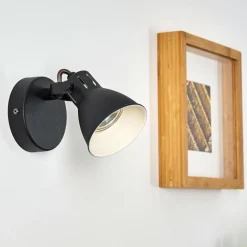 hofstein Applique murale Salinas Noir, 1 lumière