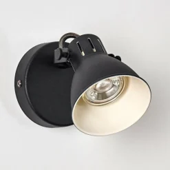 hofstein Applique murale Salinas Noir, 1 lumière