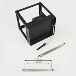 hofstein Applique murale Salla Noir, 1 lumière