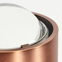 hofstein Applique murale Sapri Cuivre, Noir, 1 lumière