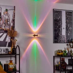 hofstein Applique murale Sapri Cuivre, Noir, 1 lumière