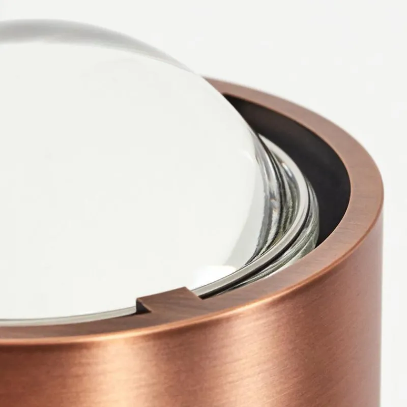 hofstein Applique murale Sapri Cuivre, Noir, 1 lumière