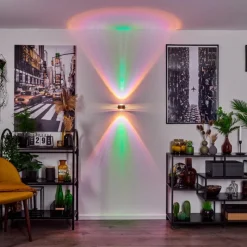 hofstein Applique murale Sapri Cuivre, Noir, 1 lumière