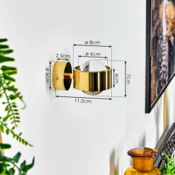 hofstein Applique murale Sapri Or, 1 lumière