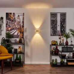 hofstein Applique murale Sapri Vieux laiton, Noir, 1 lumière