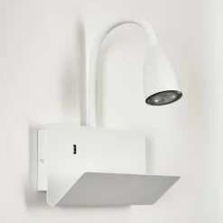 hofstein Applique murale Sarnen Blanc, 1 lumière* Spots Et Projecteurs