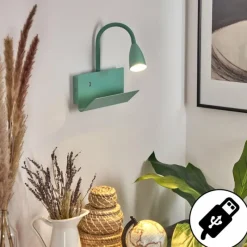 hofstein Applique murale Sarnen Bleu, 1 lumière