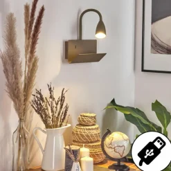 hofstein Applique murale Sarnen Kaki, 1 lumière