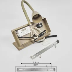 hofstein Applique murale Sarnen Kaki, 1 lumière