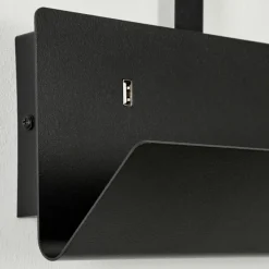 hofstein Applique murale Sarnen Noir, 1 lumière