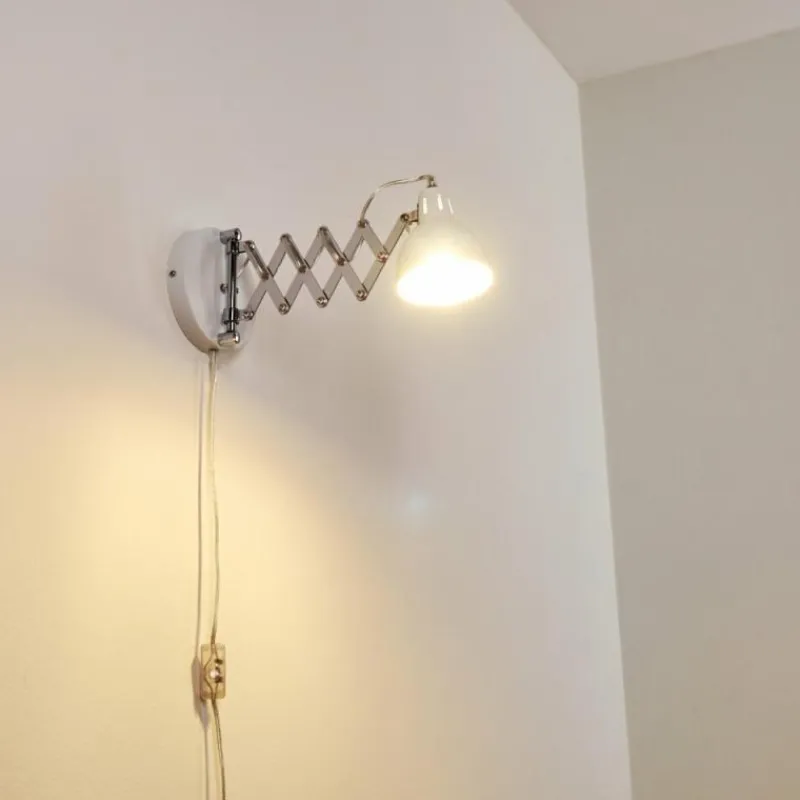 hofstein Applique murale Saxon Blanc, 1 lumière* Appliques