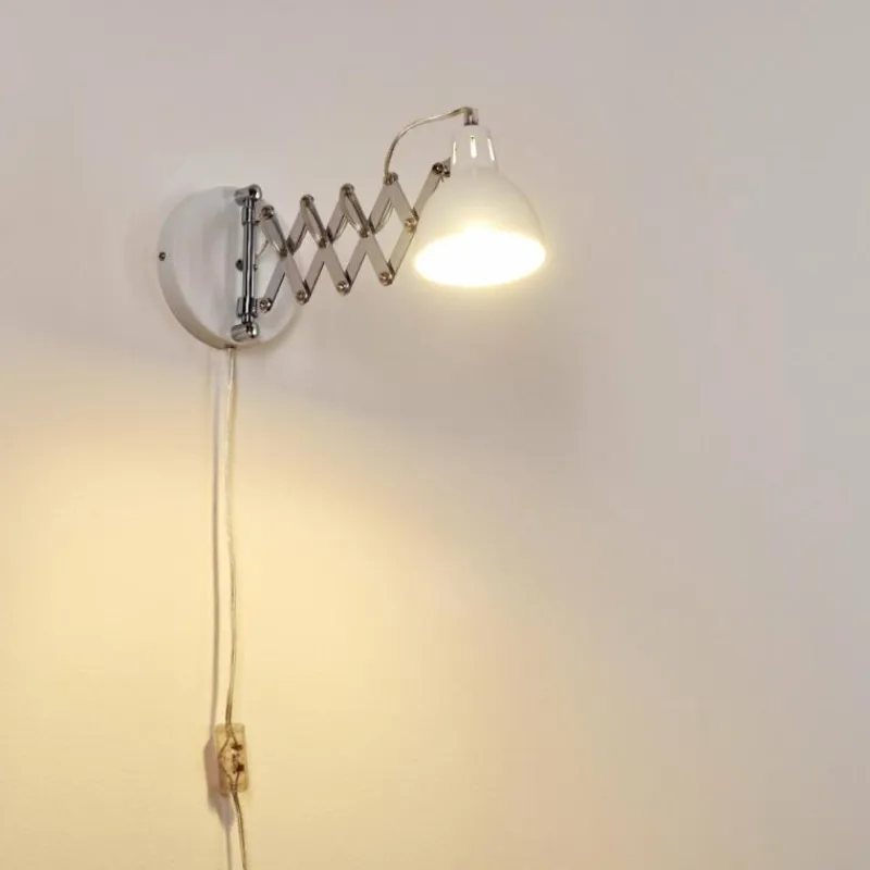 hofstein Applique murale Saxon Blanc, 1 lumière* Appliques