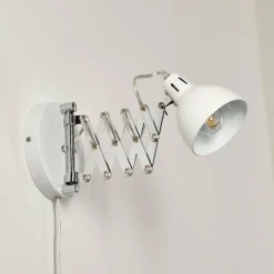 hofstein Applique murale Saxon Blanc, 1 lumière* Appliques