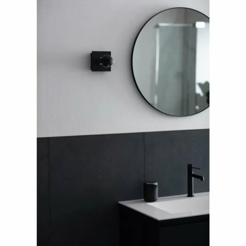 SCHÖNER WOHNEN-Kollektion Applique murale Lense LED Noir, 1 lumière* Appliques