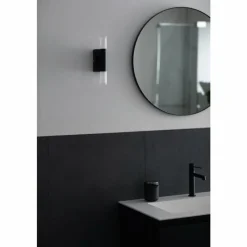 SCHÖNER WOHNEN-Kollektion Applique murale Twice LED Noir, 2 lumières