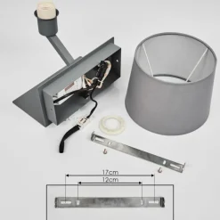 Lampes En Tissu-hofstein Applique murale Schonenwerd Gris, 1 lumière