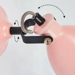 Lampes Vintages & Rétros-hofstein Applique murale Selki Rose, Noir, 1 lumière