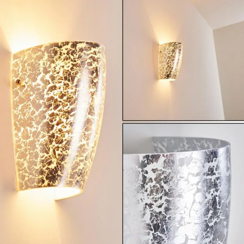 hofstein Applique murale Severo Argenté, 1 lumière