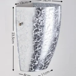 hofstein Applique murale Severo Argenté, 1 lumière