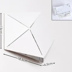 hofstein Applique murale Shouver LED Blanc, 1 lumière