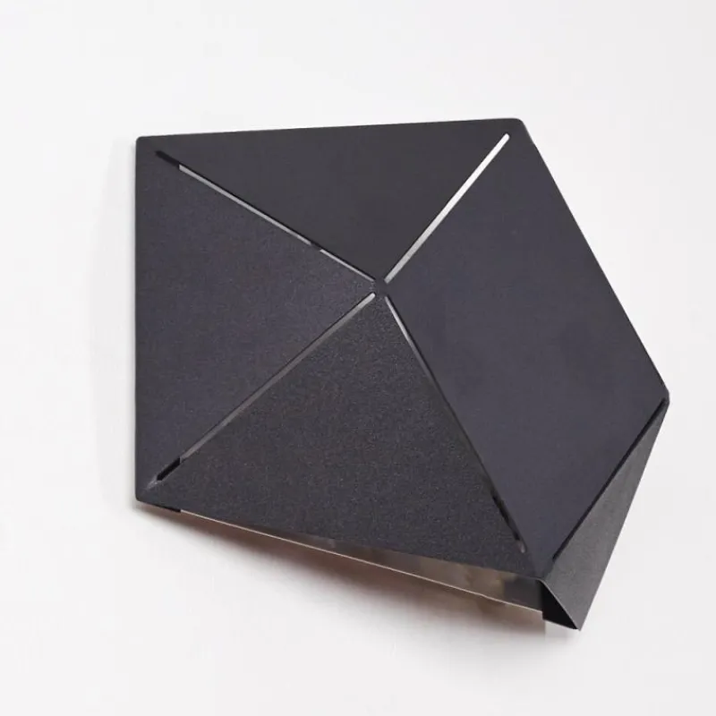 hofstein Applique murale Shouver LED Noir, 1 lumière