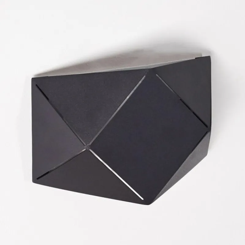 hofstein Applique murale Shouver LED Noir, 1 lumière