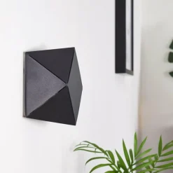 hofstein Applique murale Shouver LED Noir, 1 lumière