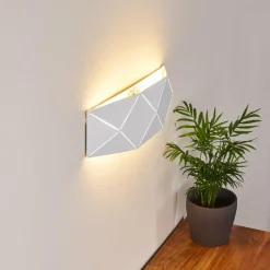 hofstein Applique murale Shouver LED Blanc, 1 lumière* Appliques