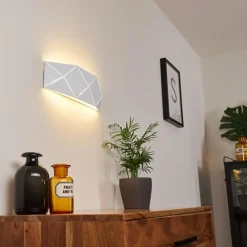 hofstein Applique murale Shouver LED Blanc, 1 lumière* Appliques