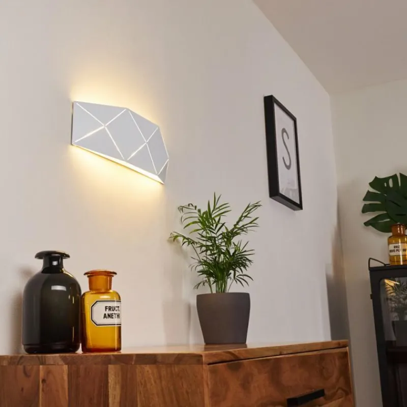 hofstein Applique murale Shouver LED Blanc, 1 lumière* Appliques