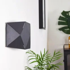 hofstein Applique murale Shouver LED Noir, 1 lumière* Appliques