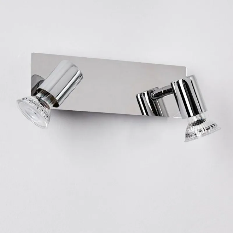 hofstein Applique murale Sibarco Chrome, 2 lumières