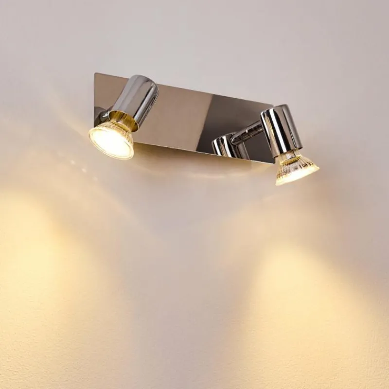hofstein Applique murale Sibarco Chrome, 2 lumières