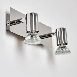 hofstein Applique murale Sibarco LED Chrome, 2 lumières