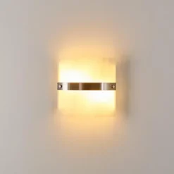 hofstein Applique murale Sibo Acier inoxydable, 2 lumières