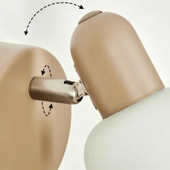 hofstein Applique murale Sivol Beige, Sable, 1 lumière