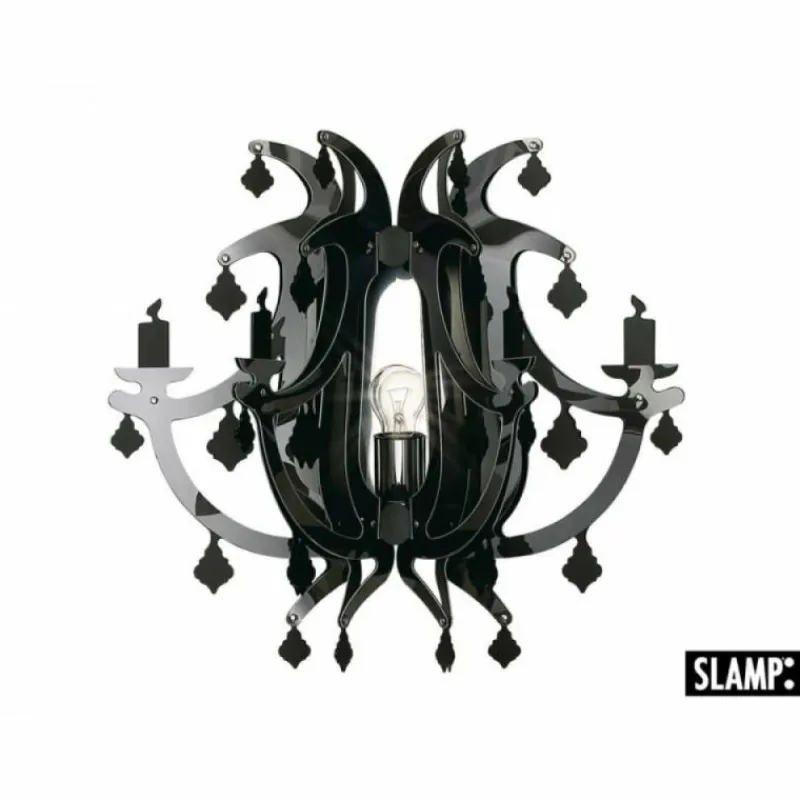 Slamp Applique murale GINETTA Noir, 1 lumière* Appliques