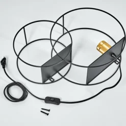 Lampes Dorées-hofstein Applique murale Sorvari Or, Noir, 1 lumière