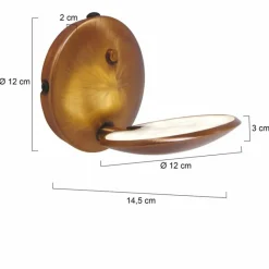 Luminaires Steinhauer Applique murale Steinhauer Zenith LED Bronze, 1 lumière* Éclairage Led