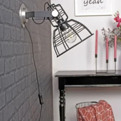 Luminaires Steinhauer Applique murale Steinhauer Mark III mini Noir, 1 lumière* Appliques