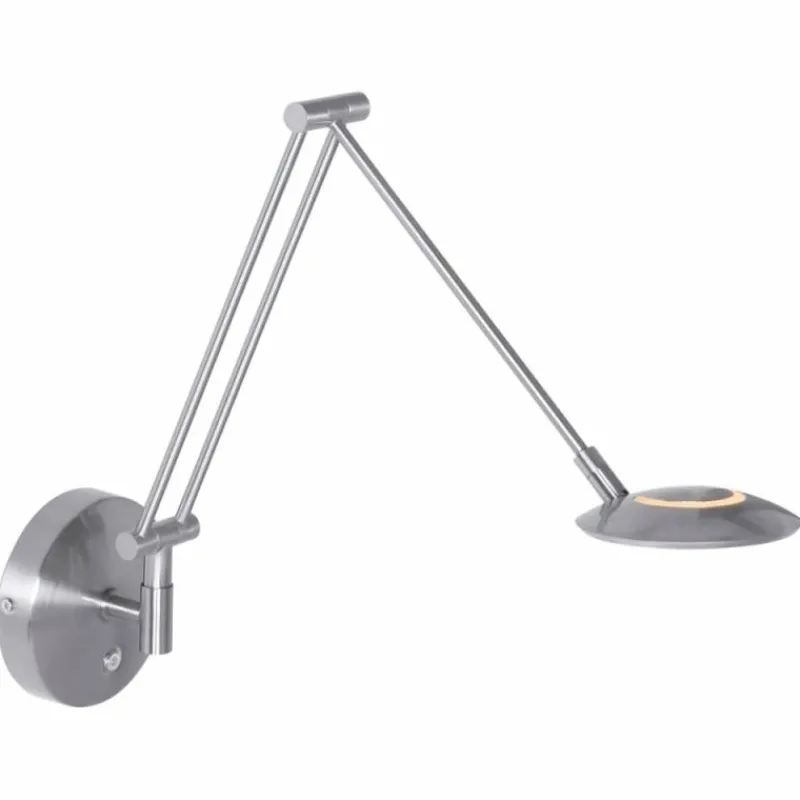 Luminaires Steinhauer Applique murale Steinhauer Zodiac LED Acier inoxydable, 1 lumière* Éclairage Led