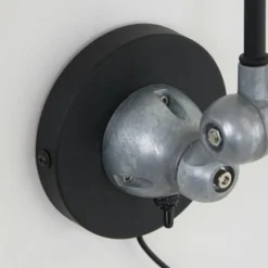 Luminaires Steinhauer Applique murale Steinhauer Darvin Gris, Noir, 1 lumière