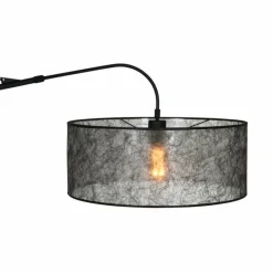 Lampes En Tissu-Luminaires Steinhauer Applique murale Steinhauer Gramineus Gris, Noir, 1 lumière