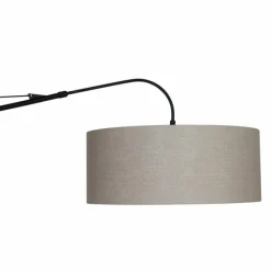 Lampes En Tissu-Luminaires Steinhauer Applique murale Steinhauer Gramineus Gris, Noir, 1 lumière